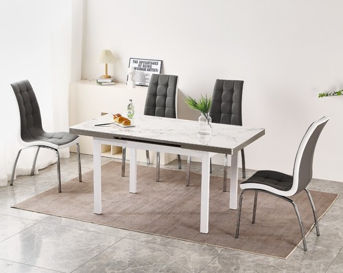 Dining table set - table, extending