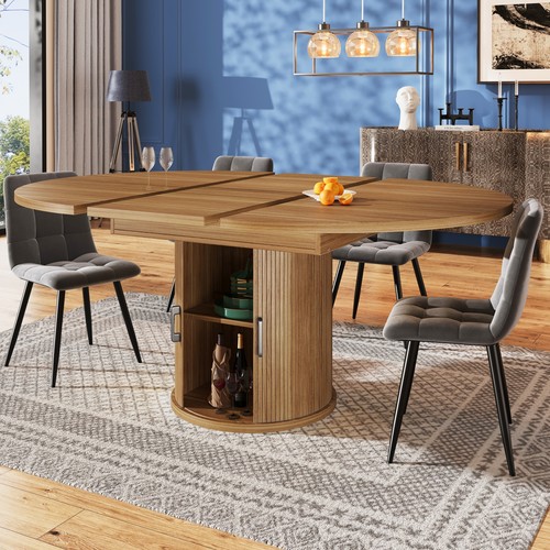 Extendable dining table with - dining,
