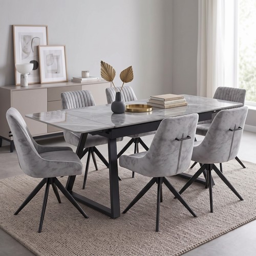 Dubai grey extendable ceramic - grey,