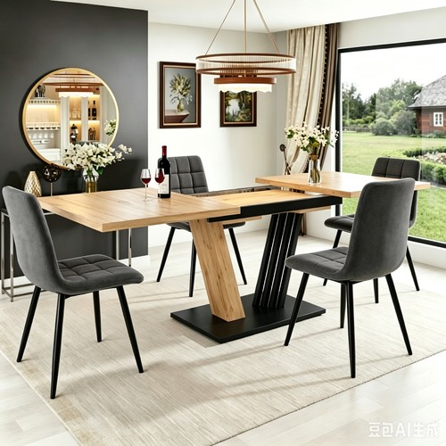 Extendable dining table - extendable,