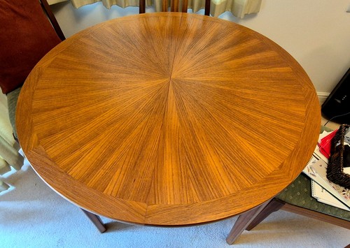 Teak extending dining - extending,