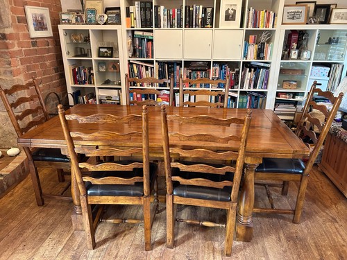 Solid oak extending vintage - solid,