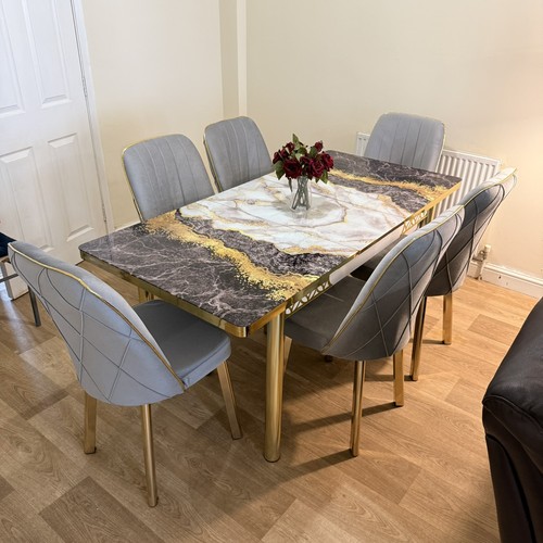 Tempered glass grey gold - tempered,