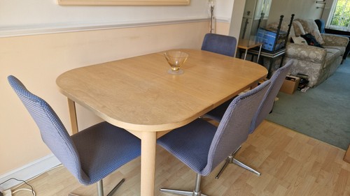 Wooden dining room extending - dining,