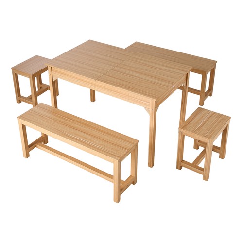 5piece extendable dining table - extendable,