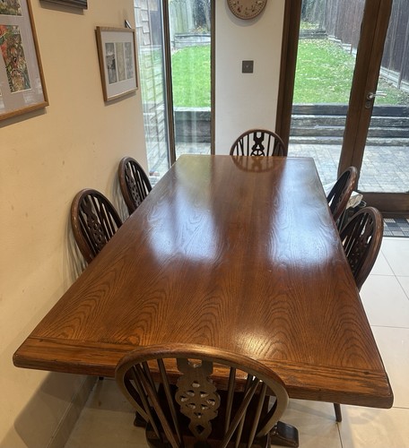 Refectory dining table and - refectory,
