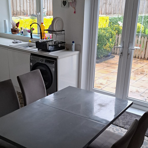 Vencler extending grey dining - vencler,