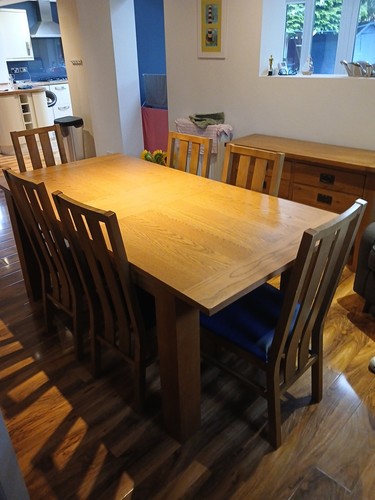 Oak dining table - oak,