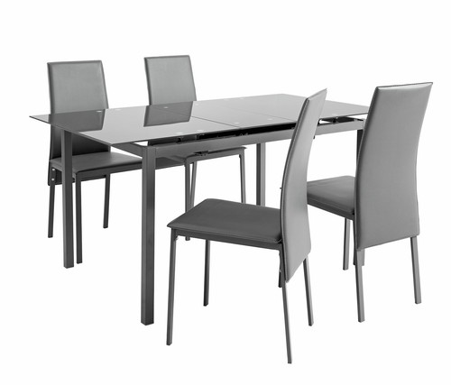 Lido extending grey dining - lido,