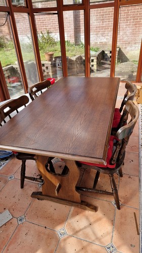 Antique mahogany dining room - dining,