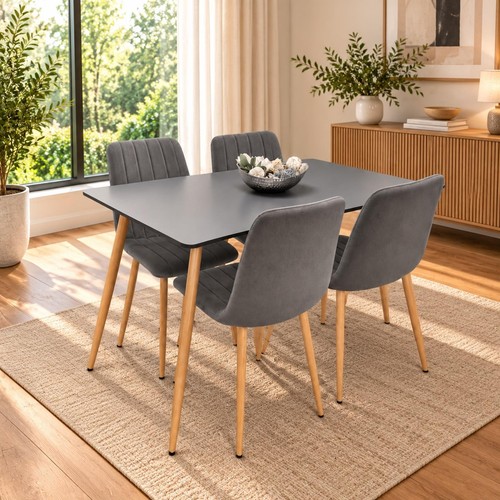 Dining table set with - dining,