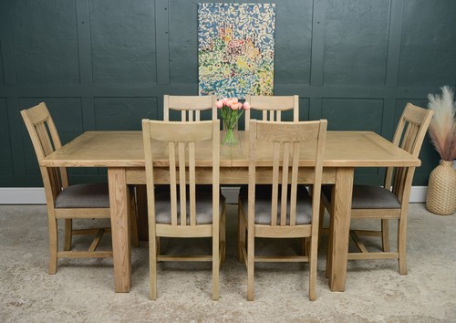 Light oak extending dining - oak,