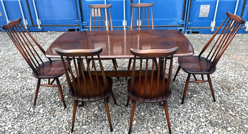 Vintage ercol dining table - dining,