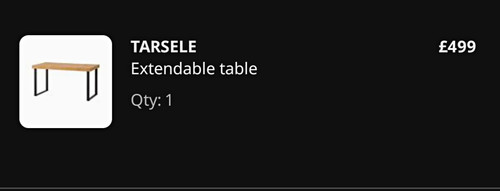Ikea tarsele extendable - ikea,