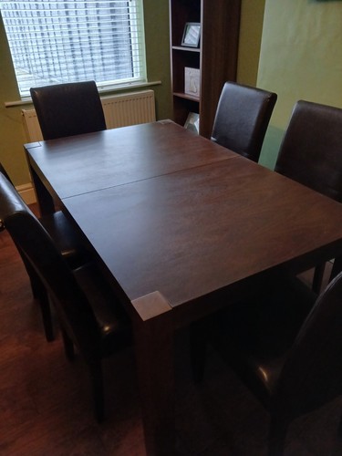 Large extendable solid dark - extendable,