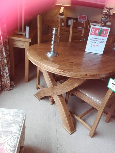 Oval extendable solid oak - oval,