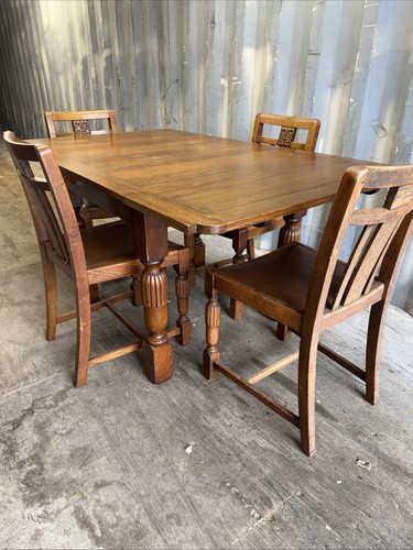 Vintage oak dining - vintage, and