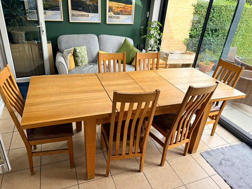 Extendable rectangular oak - extendable,