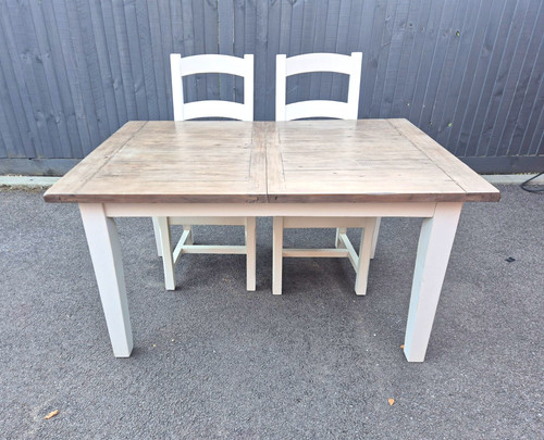 Dining table and chairs - table,