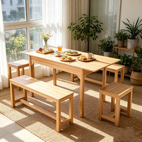 Extendable dining table and - dining,