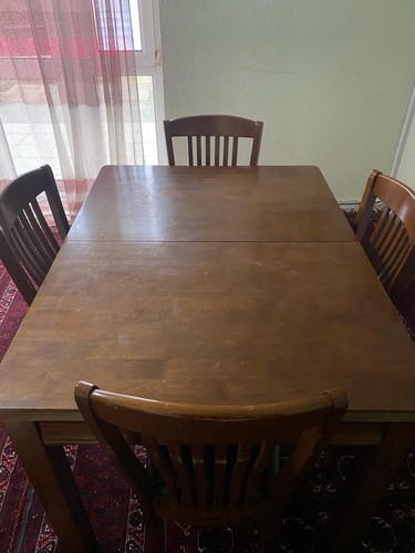 Extending dining table with - table,