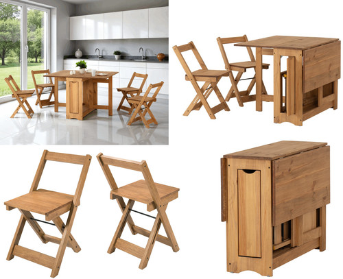 Butterfly drop leaf dining set - leaf,